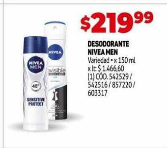 Makro Desodorante Nivea Men oferta