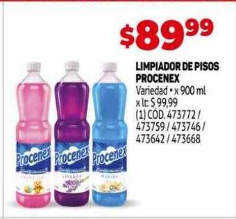 Makro Limpiador De Pisos Procenex oferta