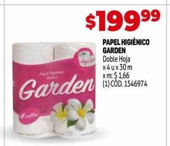 Makro Papel Higiénico Garden oferta