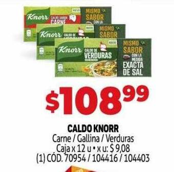 Makro Caldo Knorr oferta