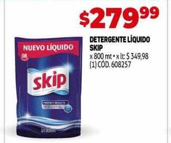 Makro Detergente Líquido Skip oferta