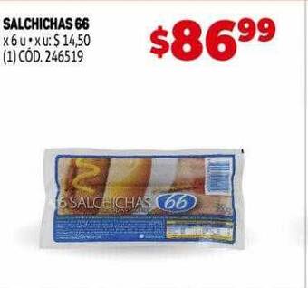Makro Salchichas 66 oferta