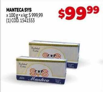 Makro Manteca Sys oferta