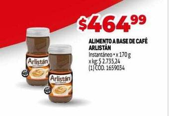 Makro Alimento A Base De Café Arlistán oferta