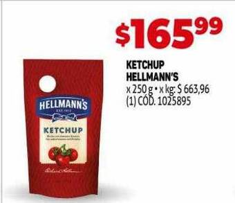 Makro Ketchup Hellmann's oferta