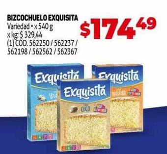 Makro Bizcochuelo Exquisita oferta