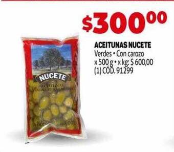 Makro Aceitunas Nucete oferta