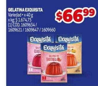 Makro Gelatina Exquisita oferta
