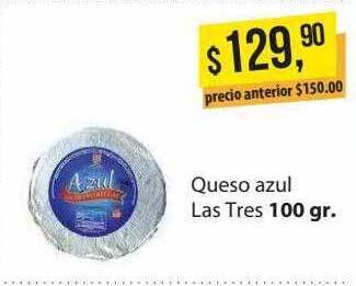 Supermercados Damesco Queso Azul Las Tres oferta