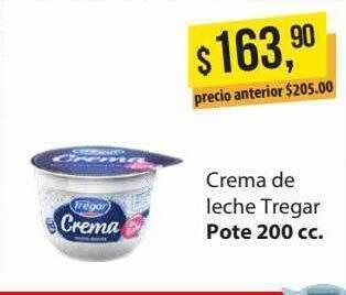 Supermercados Damesco Crema De Leche Tregar oferta