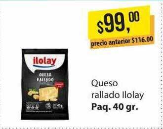 Supermercados Damesco Queso Rallado Ilolay oferta
