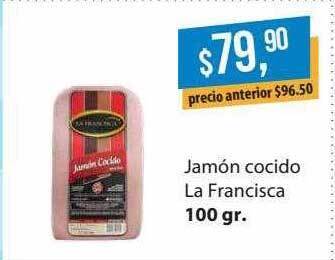 Supermercados Damesco Jamón Cocido La Francisca oferta