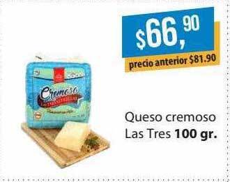 Supermercados Damesco Queso Cremoso Las Tres oferta
