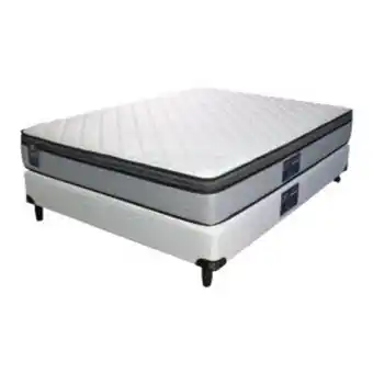 Sommier Center Sommier y colchón 2 plazas (140x190x24) king koil eternity euro pocket resorte oferta