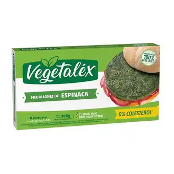 Coto Medallones vegetales vegetaléx 4 uni x 75 gr espinaca oferta