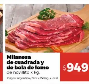Disco Milanesa cuadrada y de bola de lomo oferta