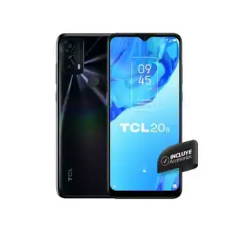 Cetrogar Celular tcl 20b 4/64gb space gris rva oferta