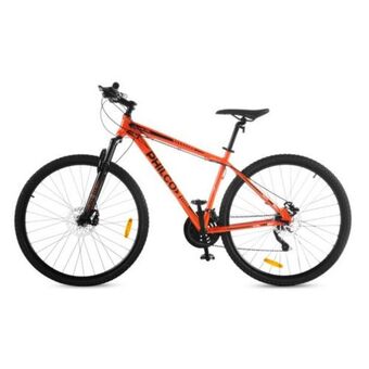 Cetrogar Bicicleta mountain bike r29 philco 21 velocidades negro y naranja oferta