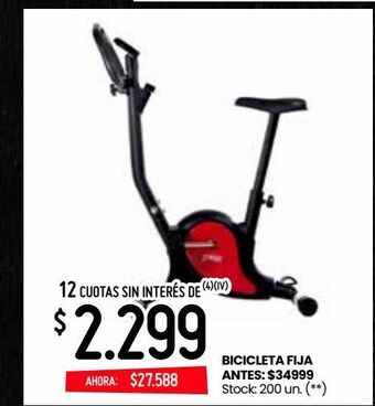 Changomas Bicicleta fija oferta