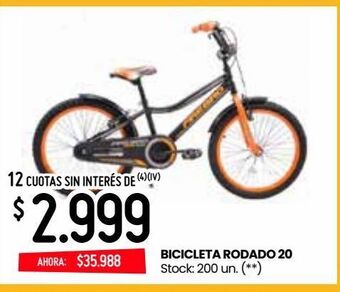 Changomas Bicicleta rodado 20 oferta