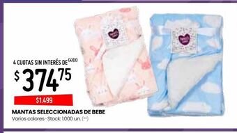 Changomas Mantas seleccionadas de bebé oferta