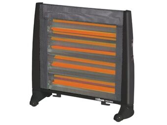 DRicco Calefactor eléctrico liliana ci640 vulcano 2200w infrarrojo 2 niveles 4 tubos turbo oferta