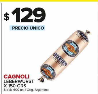 Carrefour Maxi Leberwurst cagnoli 150g oferta