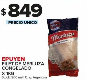 Carrefour Maxi Filet de merluza epuyen x 1kg oferta