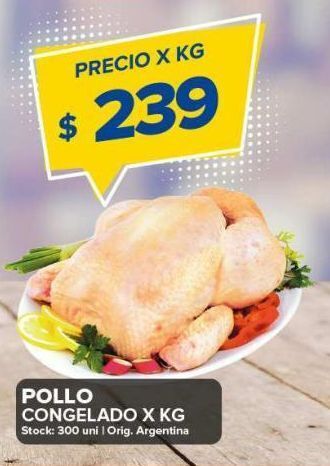 Carrefour Maxi Pollo congelado kg oferta
