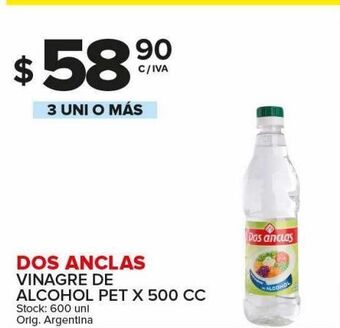 Carrefour Maxi Vinagre dos anclas x 500cc oferta