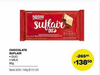 Atomo Conviene Chocolate Suflair oferta