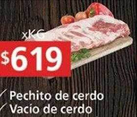 Supermercados Aiello Pechito De Cerdo Vacío De Cerdo oferta