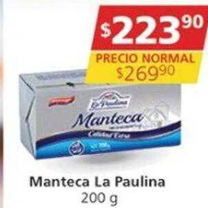 Supermercados Aiello Manteca La Paulina oferta