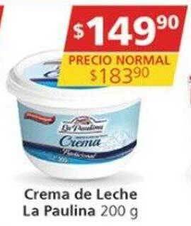 Supermercados Aiello Crema De Leche La Paulina oferta