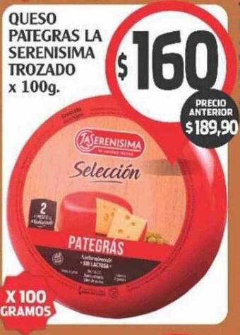 Supermercados Malambo Queso Pategras La Serenisima Trozado oferta