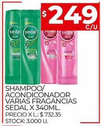 Supermercados DIA Shampoo Acondicionador Varias Fragancias Sedal oferta