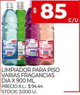 Supermercados DIA Limpiador Para Piso Varias Fragancias Dia oferta