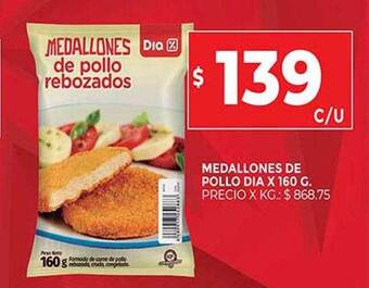 Supermercados DIA Medallones De Pollo Dia oferta