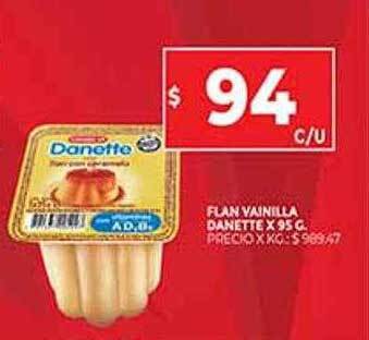 Supermercados DIA Flan Vainilla Danette oferta
