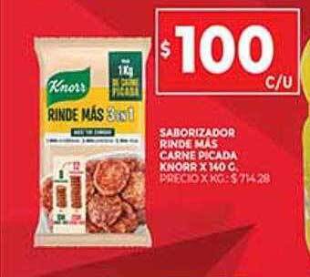 Supermercados DIA Saborizador Rinde Mas Carne Picada Knorr oferta