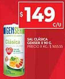 Supermercados DIA Sal Clásica Genser oferta