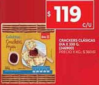 Supermercados DIA Crackers Clásicas Dia oferta