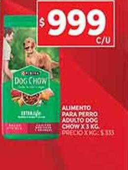 Supermercados DIA Alimento Para Perro Adulto Dog Chow oferta