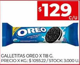 Supermercados DIA Galletitas Oreo oferta