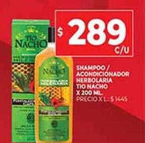 Supermercados DIA Shampoo Acondicionador Herbolaria Tio Nacho oferta