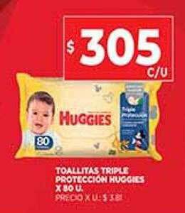 Supermercados DIA Toallitas Triple Protección Huggies oferta
