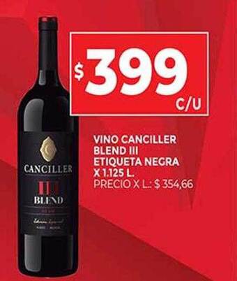 Supermercados DIA Vino Canciller Blend Iii Etiqueta Negra oferta