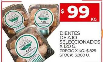Supermercados DIA Dientes De Ajo Seleccionados oferta