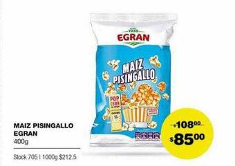 Atomo Conviene Maiz Pisingallo Egran oferta