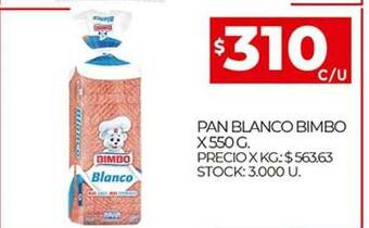 Supermercados DIA Pan Blanco Bimbo oferta